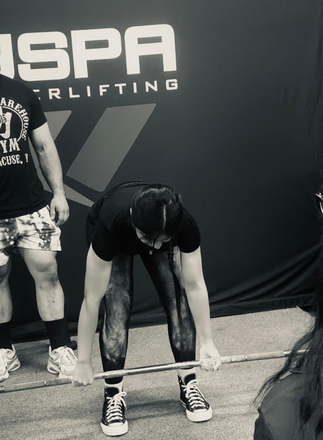 Fatima during her USPA competition